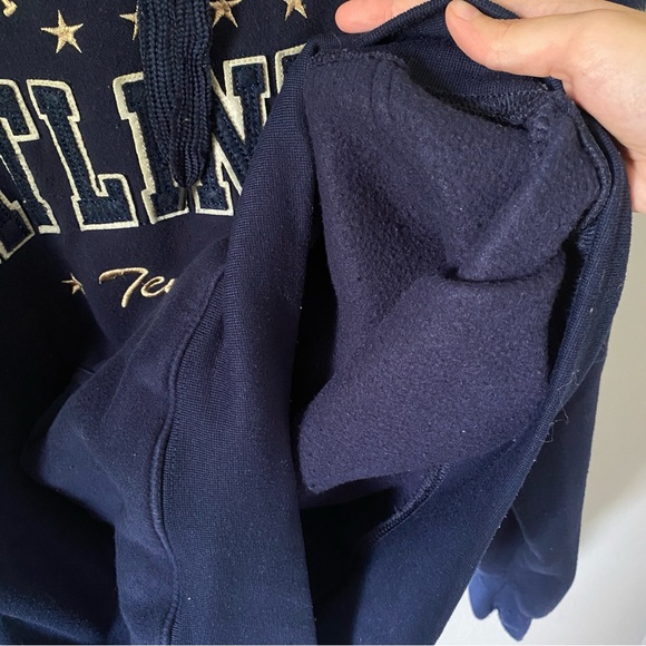 Unisex Gatlinburg Tennessee navy graphic hoodie size M fleece lined tourist warm - Picture 6 of 6